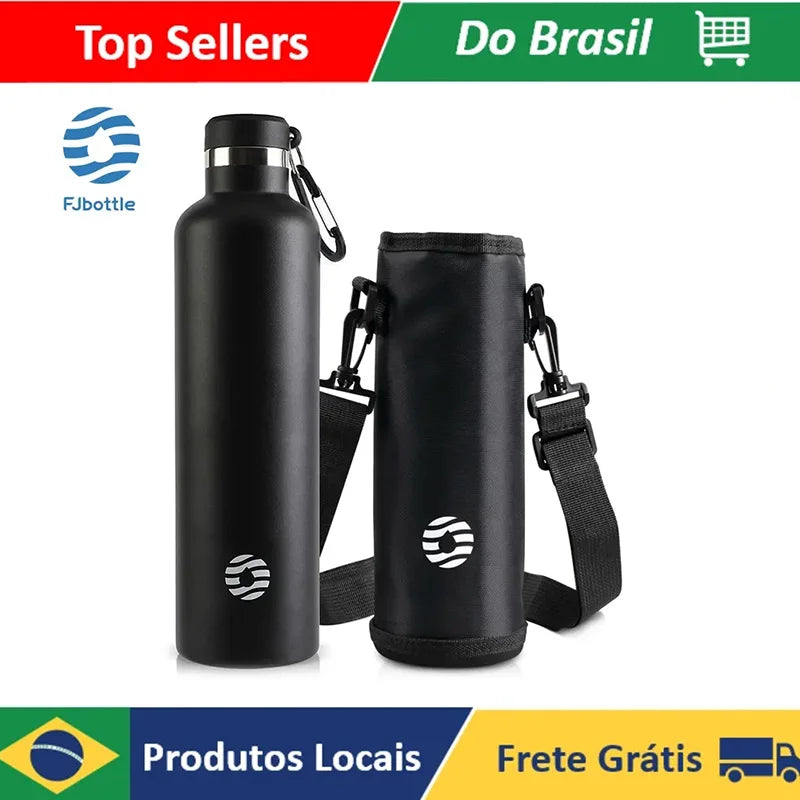 FEIJIAN Stainless Steel Thermos Bottle 1000ml Sports Flask Vacuum Insulated Water Bottle Leak Proof BPA Free