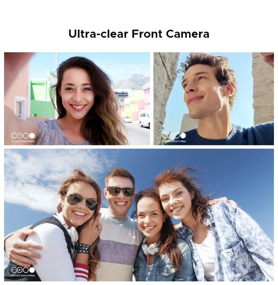 DOOGEE Blade10 Max Rugged Phone 6.56" 90Hz IPS Display 10300mAh Battery Phone 8GB 256GB 1.54" Rear Display 50MP AI Main Camera