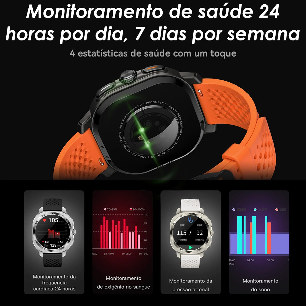 AURAFIT AM32 Custom Watch Wallpaper Smartwatch Call/Message Alerts Wireless Calls Sports Watch