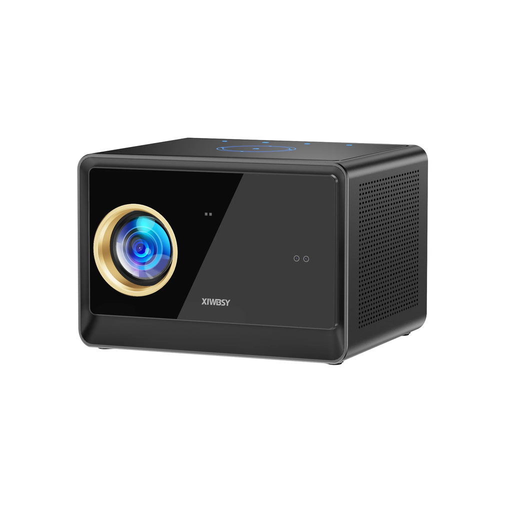 XIWBSY 4000ANSI Google TV Projector 4K Android 14.0 Sealed Optical Projector 52000Lumens WiFi6 Projector Google Voice Assistant