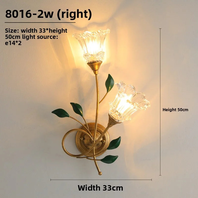 Bedroom Bedside Wall Lamp Nordic Minimalist Luxury Creative - Living Room TV Background Wall Lamp Staircase Retro Art Wall Lamp