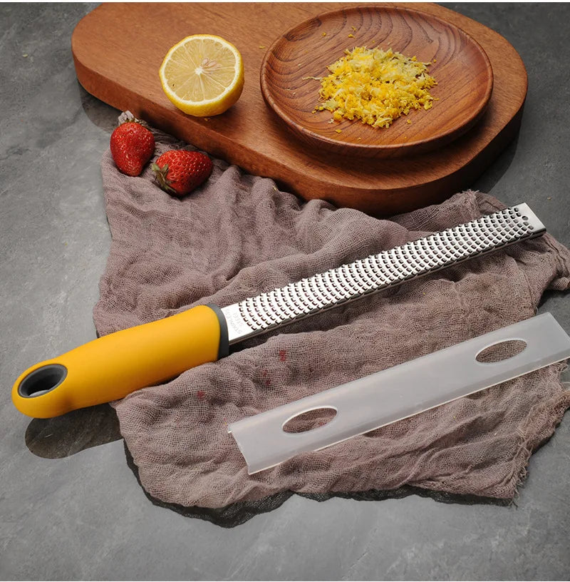 Stainless Steel Fruit Cheese Grater, Chocolate Lemon Peel Cheese Shavings Grater, Scraper, Kitchen Tool