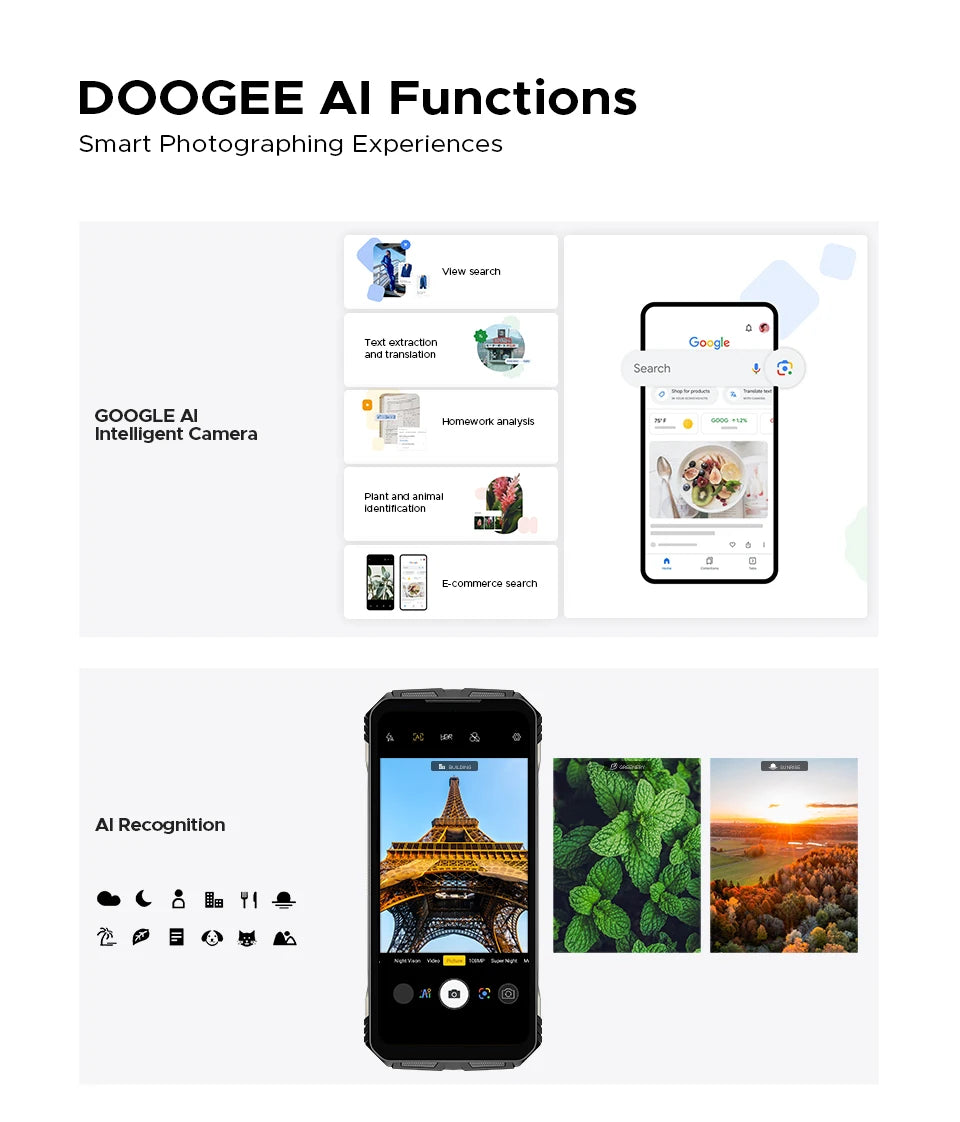 World Premiere DOOGEE V Max S 5G Rugged Phone Dual Camping Lights 22000mAh Battery 24GB(8+16) 256GB 108MP AI Camera Smartphone