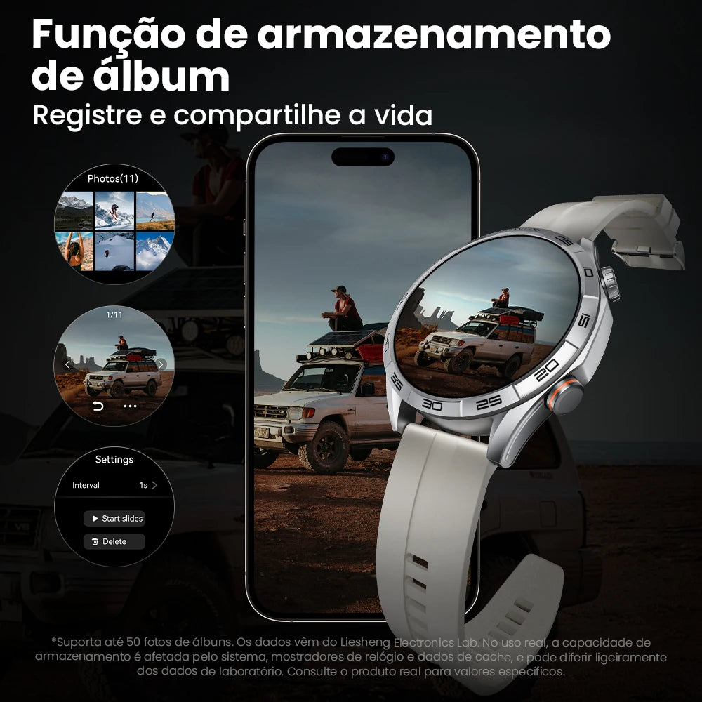 HAYLOU Solar 5 Voice Calling Smartwatch 1.58'' AMOLED Display 60Hz Smart Watch 24H Health Monitoring Sports Smartwatch for Men