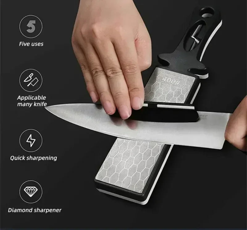 Multifunctional Sharpener Kitchen Knife Clipper Multifunctional Sharpener Double Sided Ceramic Diamond Sharpener Tungsten Steels