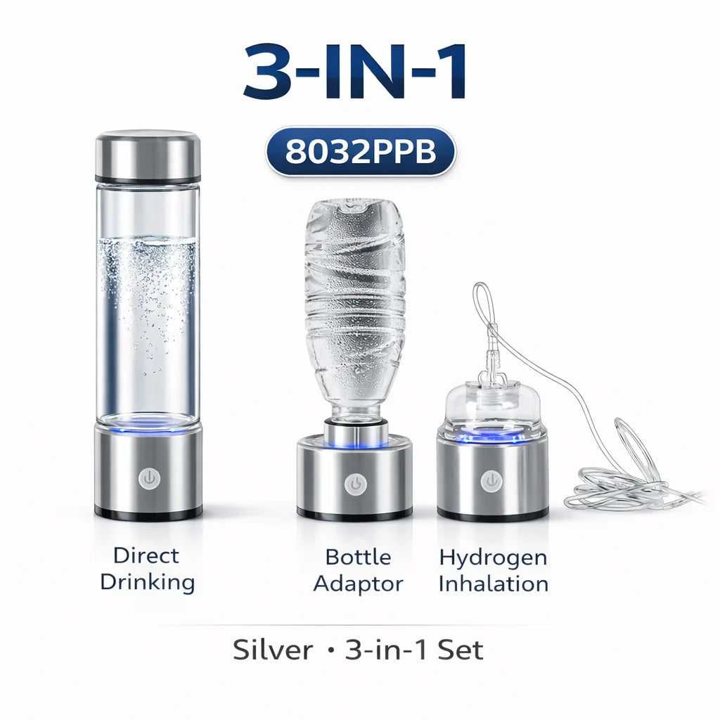 Portable Hydrogen Water Generator Bottle Rechargeable Electric Alkaline Ionizer Cup Hydrogen-Rich Water Health Care