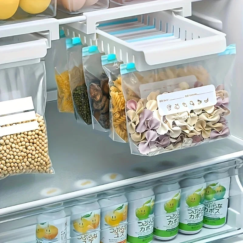 45pcs Sealed Storage Bags, Zip-Lock Food Preservation Bags, Self-Sealing Food Storage Bags, Zip Shut Bags Fresh Food Storage Bag