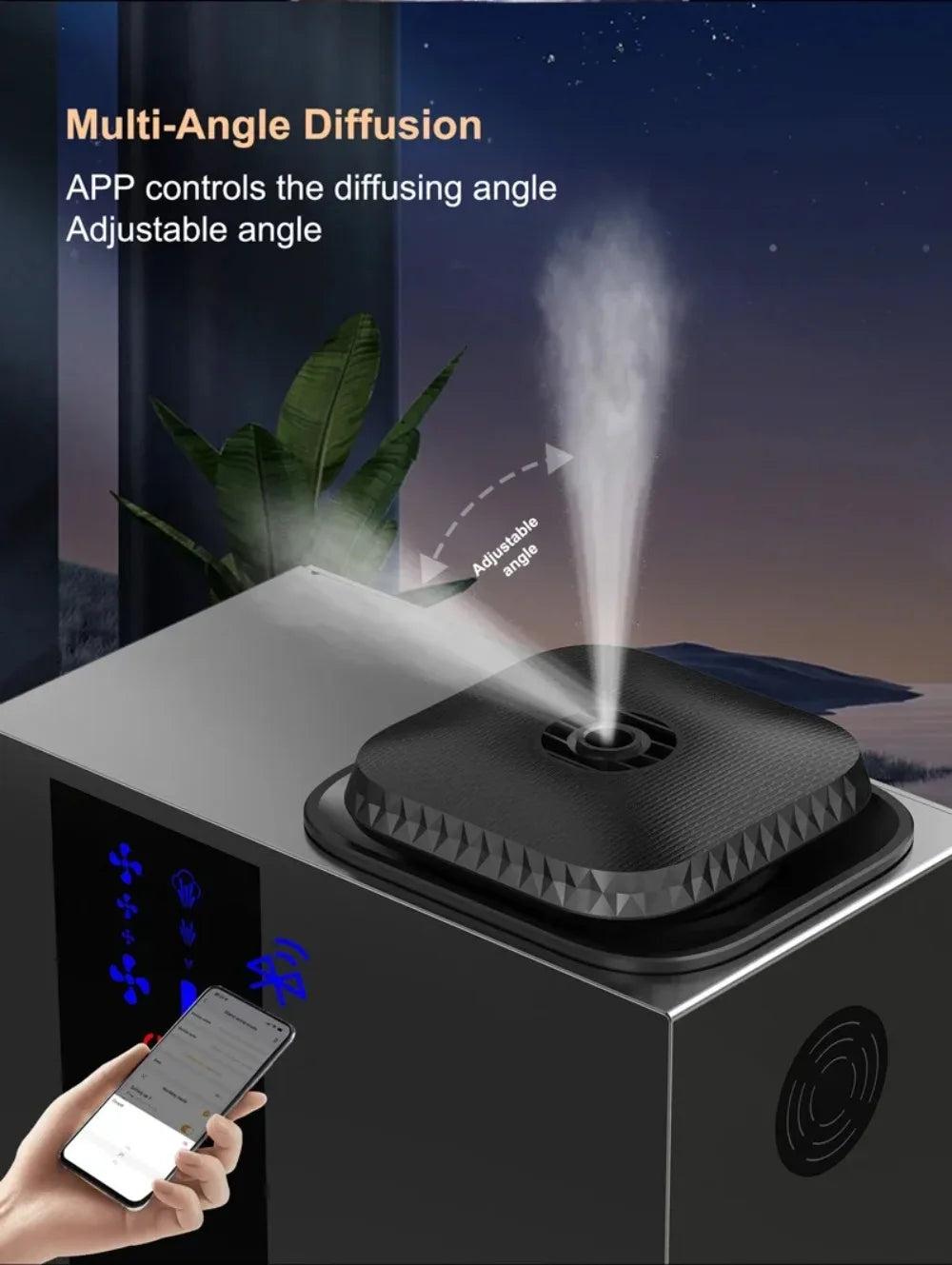 900m³ Professional Aroma Diffuser Bluetooth/wifi Smell Distributor Electric Smell for Home HVAC Waterless Essential Oil Diffuser