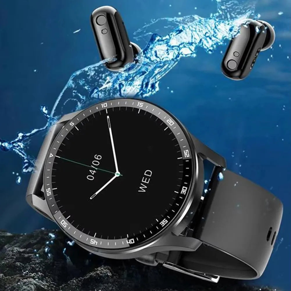 X10 2 in 1 Smart Watch With Earbuds Smartwatch TWS Bluetooth Earphone Heart Rate Blood Pressure Monitor Sport Watch Fitness Watc