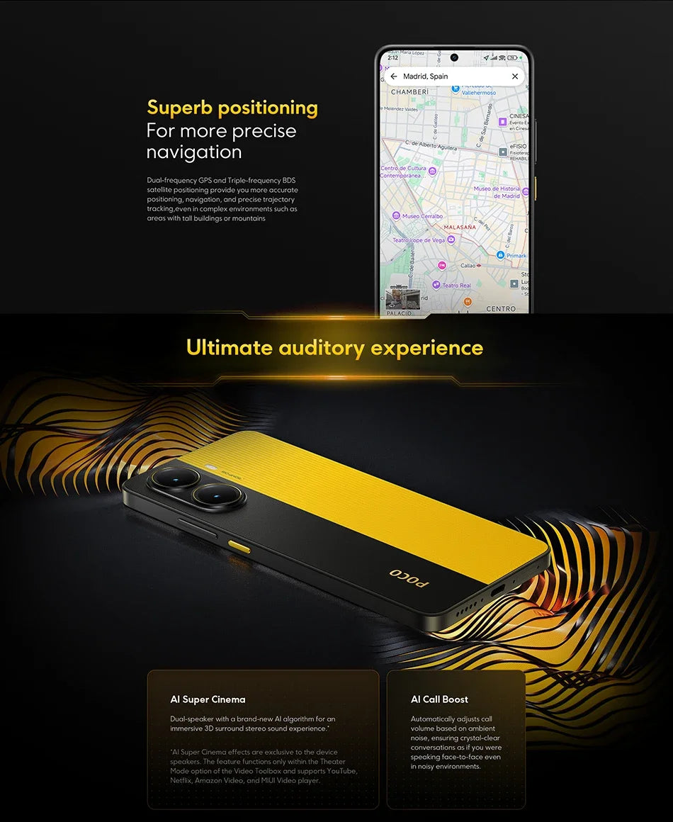 UK Version POCO X7 Pro Smartphone Dimensity Display Powered by Flagship Dimensity 8400-Ultra 6000mAh Battery 90W IP68 NFC