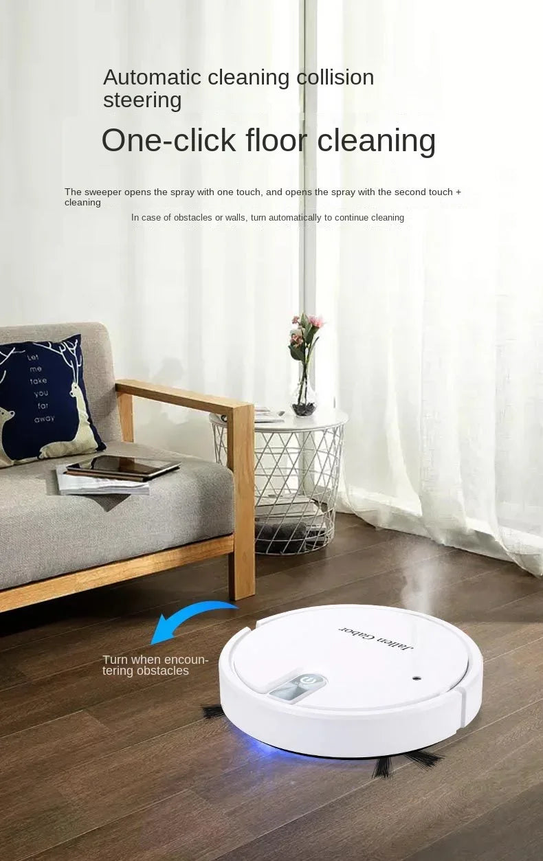 5-in-1 Wireless Smart Robot Vacuum Cleaner Multifunctional Super Quiet Vacuuming Mopping Humidifying For Home Use Home Appliance