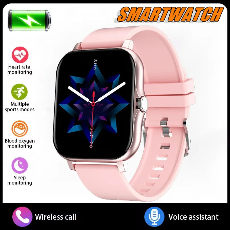 2025New Upgrad Smart Watch For Men Women 1.83Inch Full Touch Display BT Call Sports Monitoring SmartWatch For Android&IOS Phone