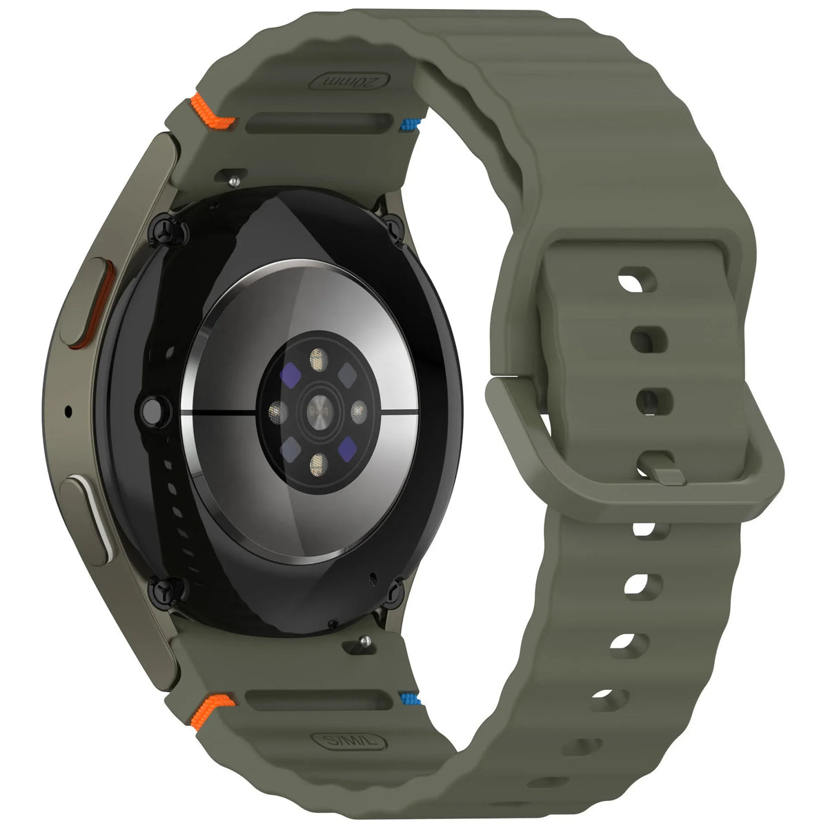 1:1 Official Silicone Strap For Samsung Galaxy Watch 7/FE/6/5/4 44mm40mm 5 Pro Bracelet Watch 6/4 Classic 47/43mm 46/42mm Correa