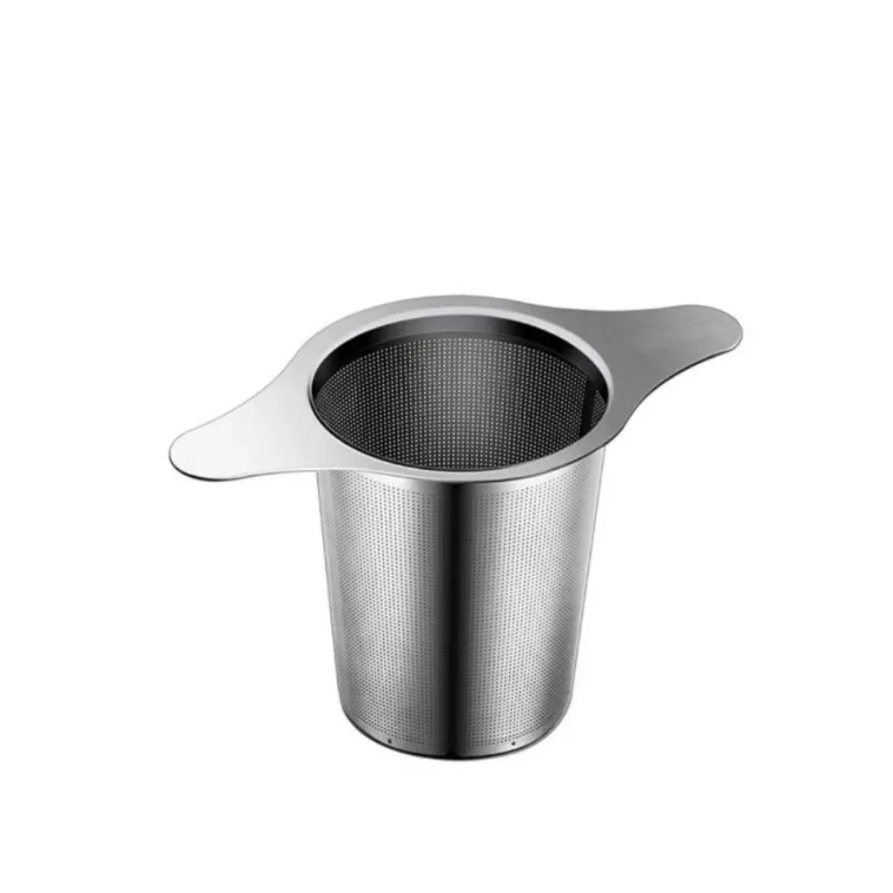 Mates 304 Stainless Steel Double-ear Tea Leak Household Double-handle Tea Filter Tea Filter Tea Set Accessories Mate Infuser Bar
