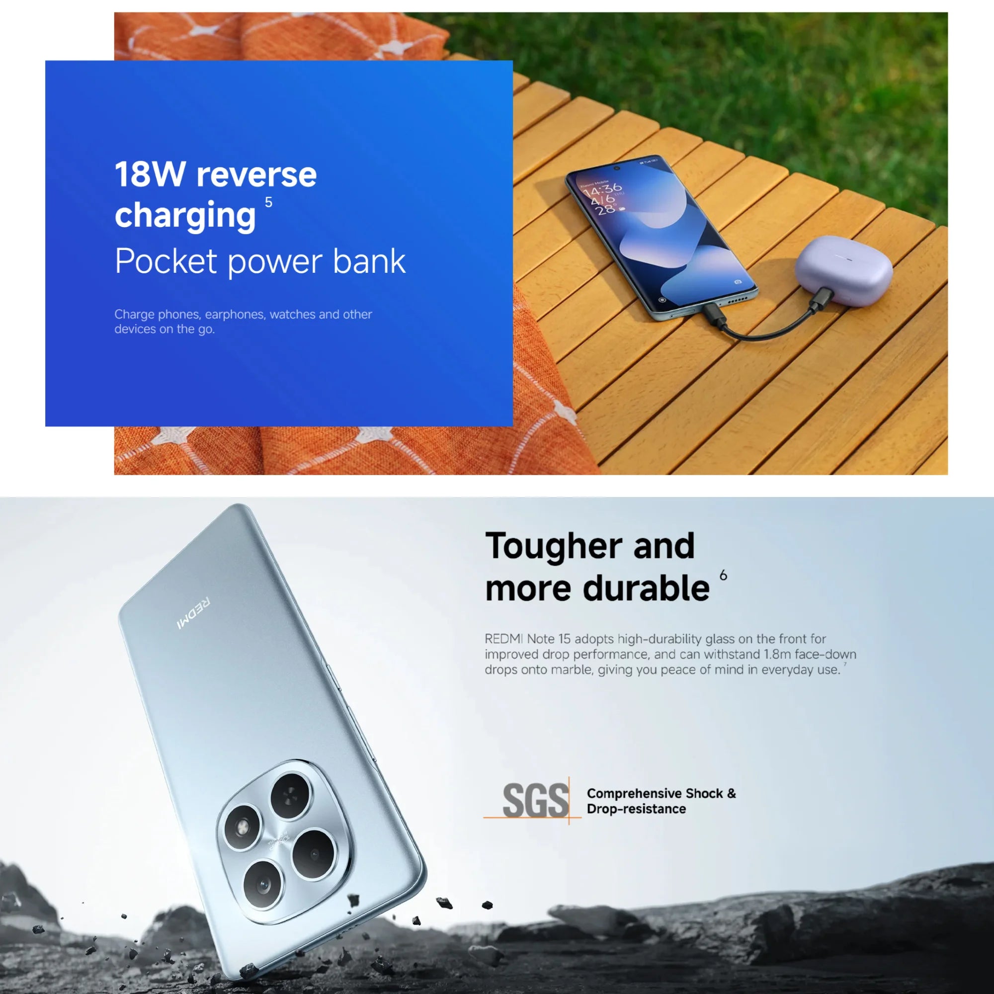 Xiaomi Redmi Note 15 4G 8+256GB Global Version MediaTek Helio G100-Ultra 120Hz 6.77 '' AMOLED Display 108MP Camera 6000mAh 33W