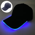 LED Light up Baseball Hat Flashing Glow Rave Party Cap luminous hat for Women Men Hip-hop Club Purim festival parade Supplies