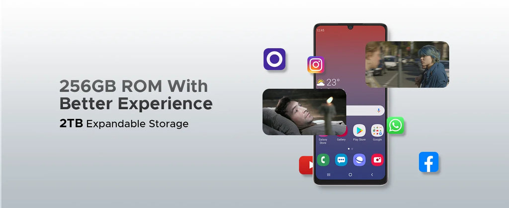 DOOGEE Note58 Pro Smartphone 6.75" HD+ Display 32GB(8+24) 256GB 6250mAh Battery NFC Widevine L1 Android 15 Mobile Phone