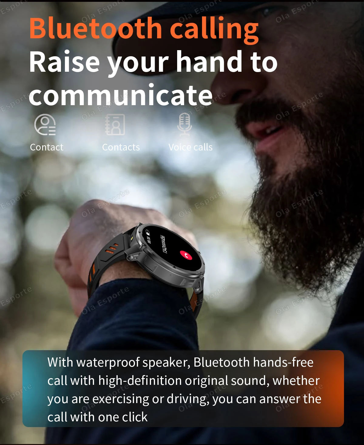 2026 Ultra 1100Mah Battery Military Smart Watch Men 1.7"AMOLED GPS Path 5ATM Waterproof Sports Compass LED Flashlight Smartwatch