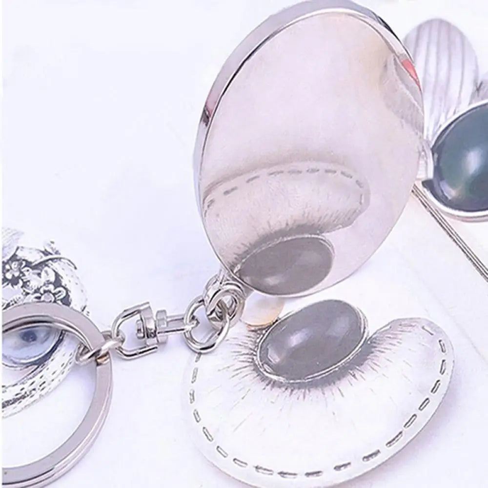 50 Years Perpetual Calendar Keyring Keychain Silver Alloy Key Ring Keyfob Decoration 80U9