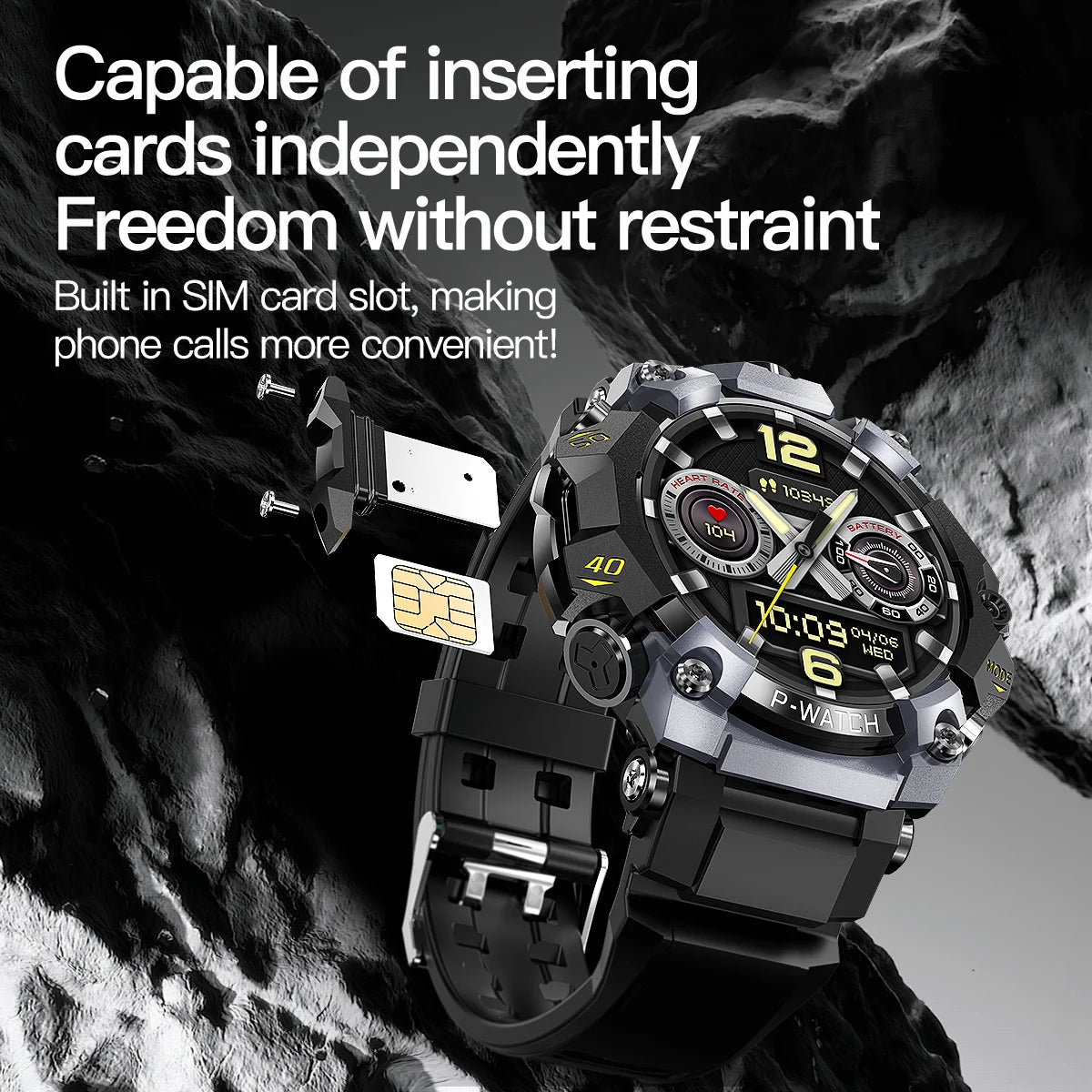 Q668 Smart Watch Android 10.0 1.95inch Amoled 720*720 5G Cellular Version Smartwatch With 800W Dual Camera GPS WIFI Sim Card