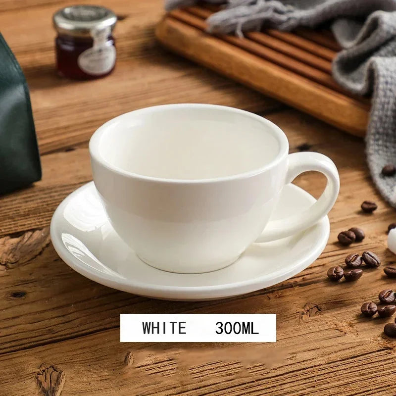 300ml Ceramic Breakfast Milk Cup American Coffee mug Set Afternoon Tea Cups Ceramic Water Cup tea mug coffee cup
