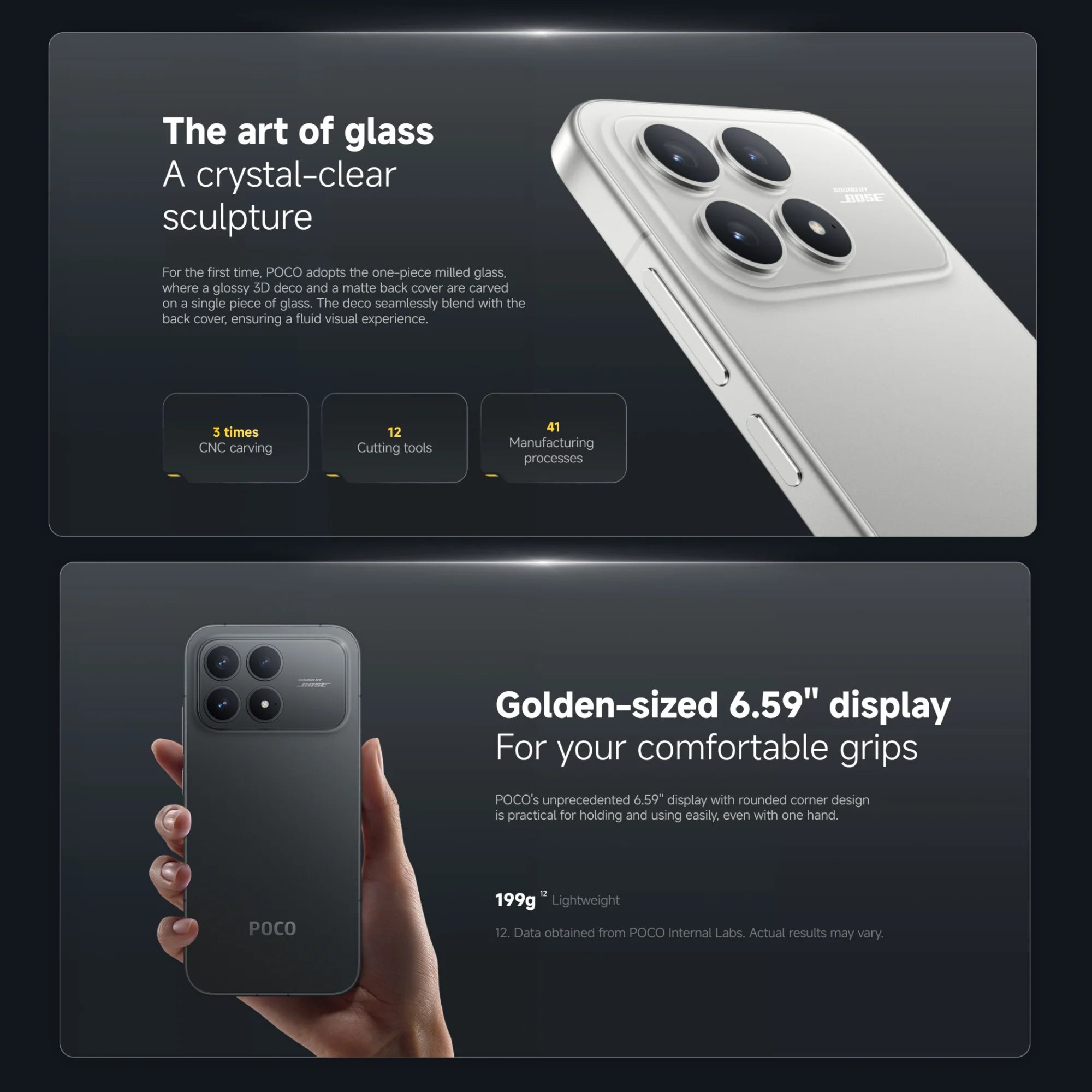 POCO F8 Pro 5G 12+512GB Dual eSIM 6.59" 120Hz Eye-care AMOLED Display 3nm Flagship Snapdragon® 8 Elite 50MP 6210mAh 100W NFC