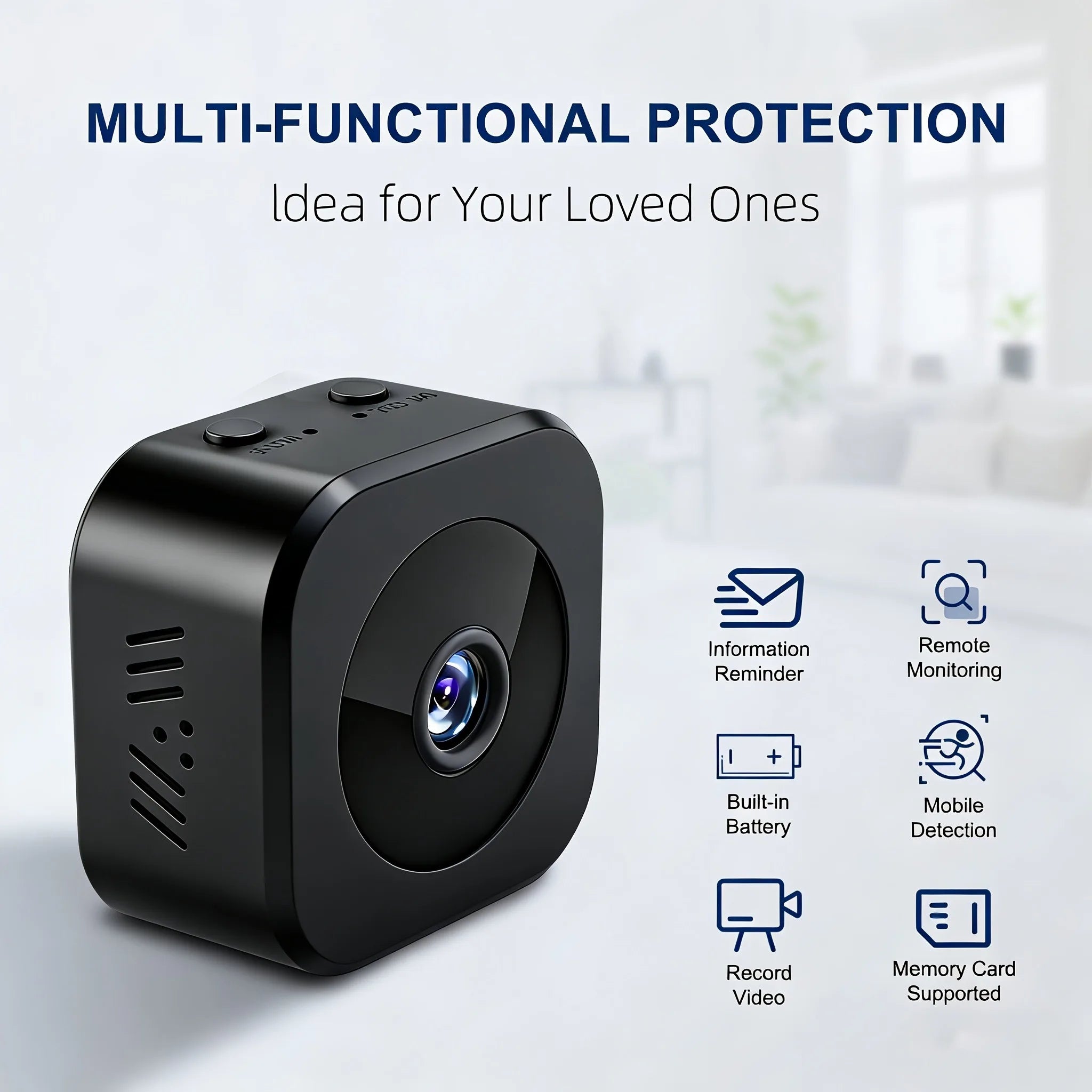 Mini HD Wifi Smart Monitor Surveillance Camera Video Voice DV Recorder Indoor Covert Wireless Security Camera Small Nanny Cam