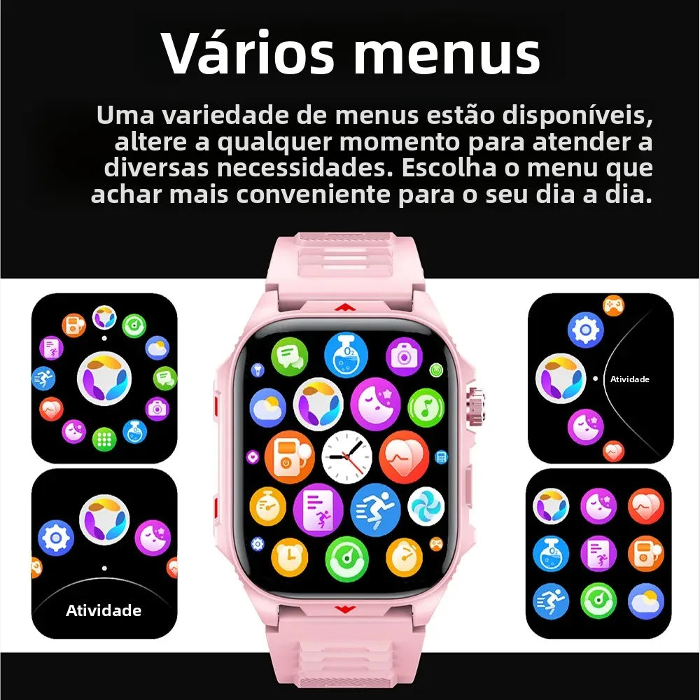 Electronic Smart Watch BT Call Heart Rate Monitor Smartwatch Fitness Tracker Waterproof Sport Watches for Man Woman Android 2026