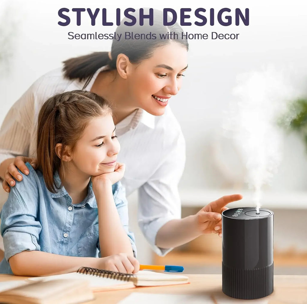 2026 New Essential Oil Diffuser Portable Cordless Diffuser Battery Operated for Car Office Home USB Rechargeable Scent Diffusers