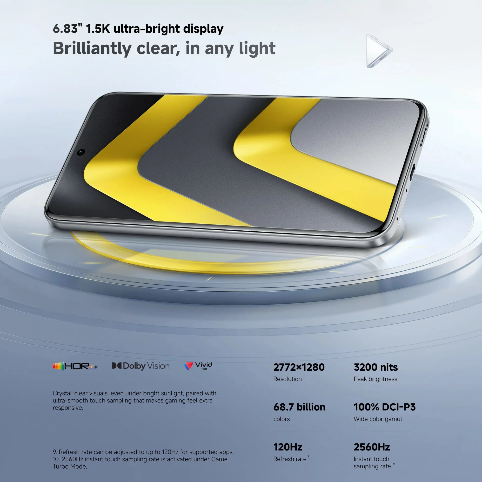 POCO M8 Pro 5G 8+256GB Global Version Snapdragon® 7s Gen 4 6.83" CrystalRes 1.5K 120Hz AMOLED display 50MP Camera 6500mAh 100W