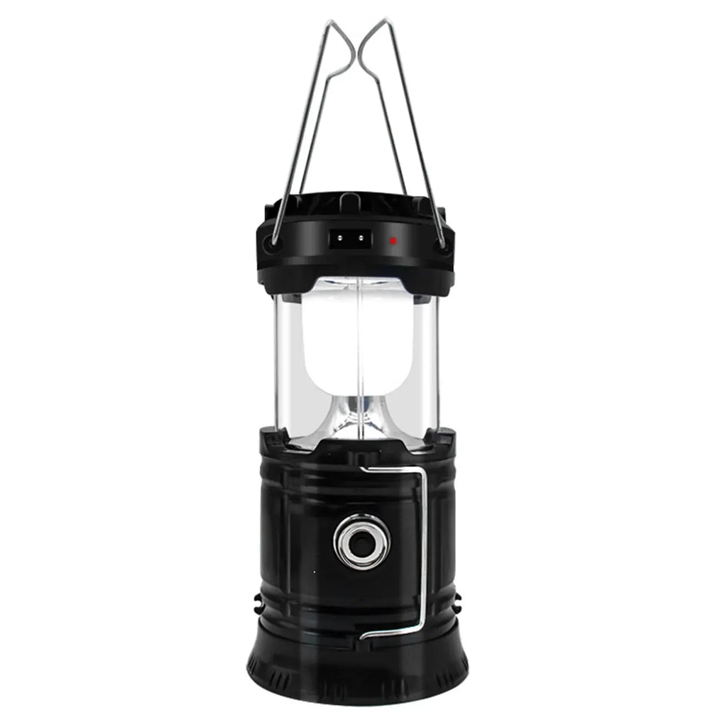 Solar Multifunctional Handheld Camping Lamp Tent Lamp LED Portable Flashlight Portable Waterproof Emergency Powered Work Light