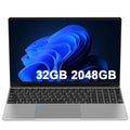 HOT 15.6" Portable Laptop Intel N95 32GB DDR4 2TB SSD Windows11 Notebook Pc Gamer Office Computer with Backlit Fingerprint