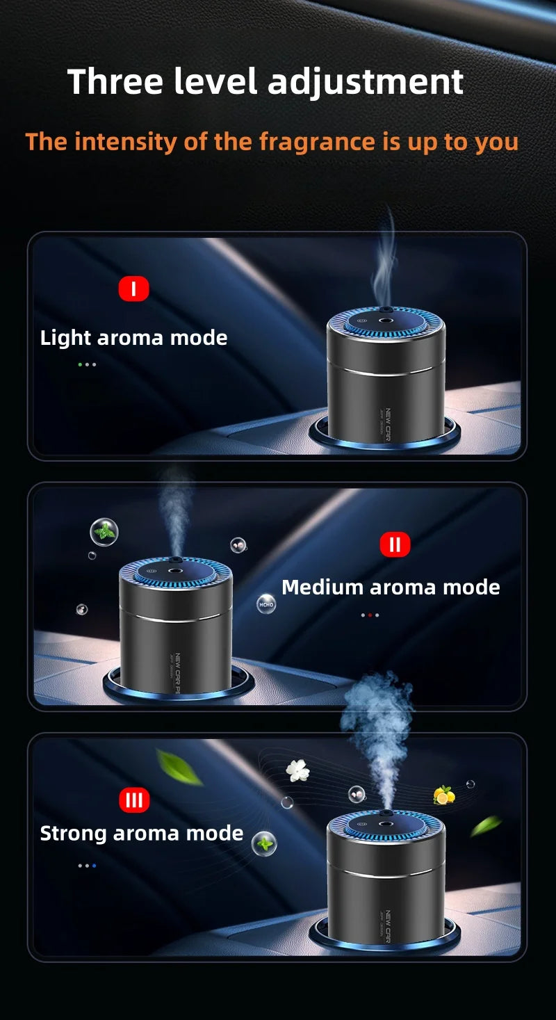 New Car Starry Sky Light Intelligent Aromatherapy Machine Starry Sky Top Humidifier for Light Fragrance and Odor Removal