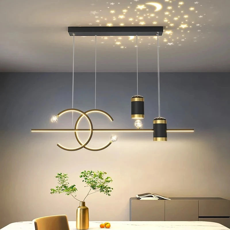 LED Nordic restaurant pendant light dining table light modern minimalist bar coffee shop pendant light home indoor lighting