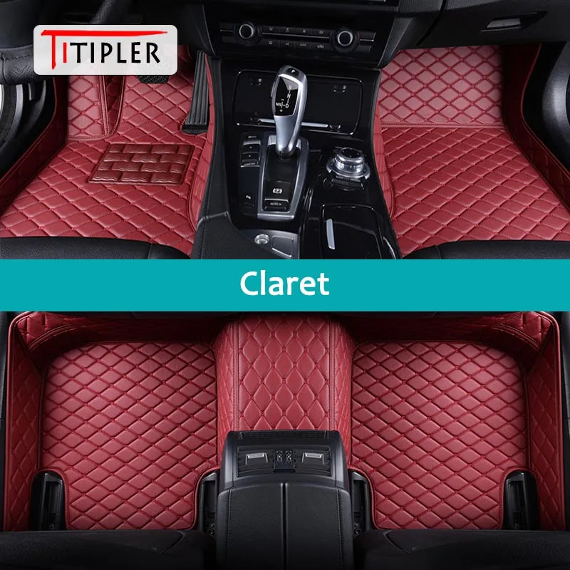 TITIPLER Custom Car Floor Mats For VW UP UP! Auto Carpets Foot Coche Accessorie
