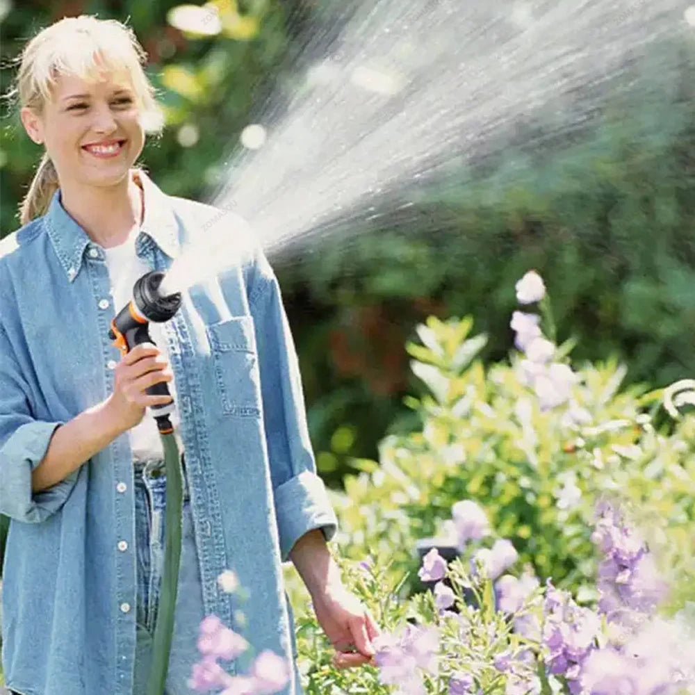 1-5Pc Garden Watering Gun 8 Modes High Pressure Sprayer Adjustable Irrigation Watering Nozzle Plant Lawn Yard Watering Sprinkler