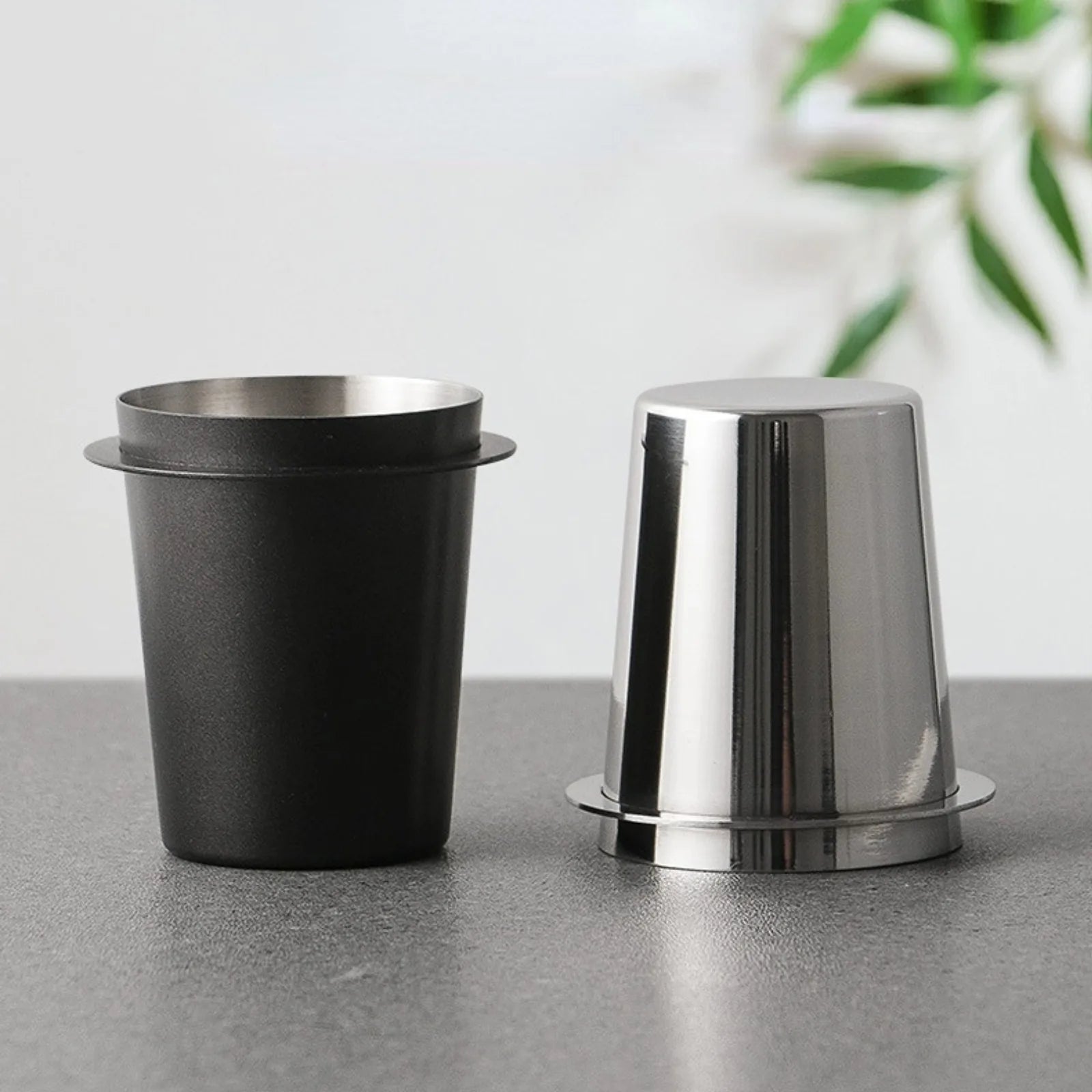Coffee Dosing Cup Sniffing Mug for Espresso Machine Wear Resistant Stainless Steel Coffee Dosing Cup Drop Shipping 58/53/51mm