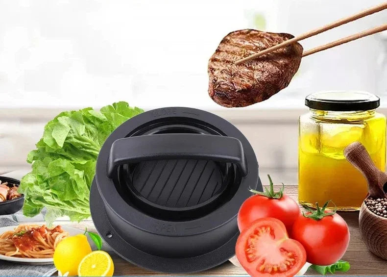 Hamburger Meat Press Maker ABS Round Shape Non-Stick Stuffed Burger Patties Beef Grill Pie Press Mould Maker Kitchen Accessories