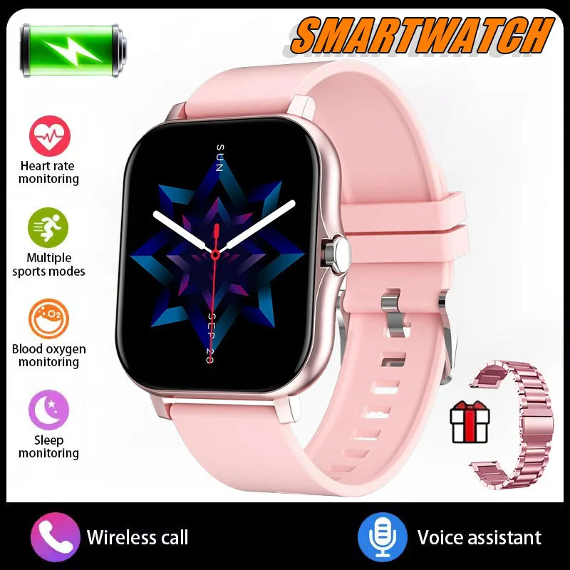 2025New Upgrad Smart Watch For Men Women 1.83Inch Full Touch Display BT Call Sports Monitoring SmartWatch For Android&IOS Phone