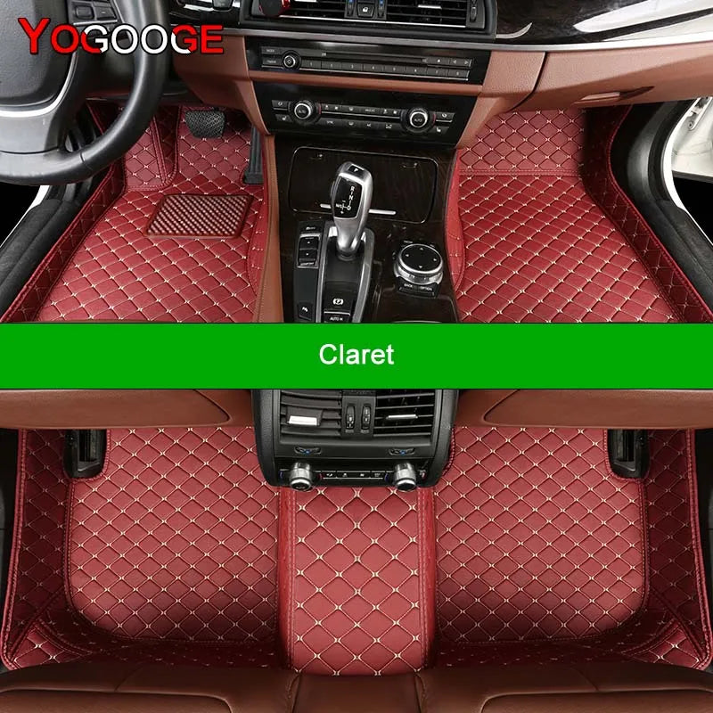 YOGOOGE Custom Car Floor Mats For Ford Explorer Auto Carpets Foot Coche Accessorie