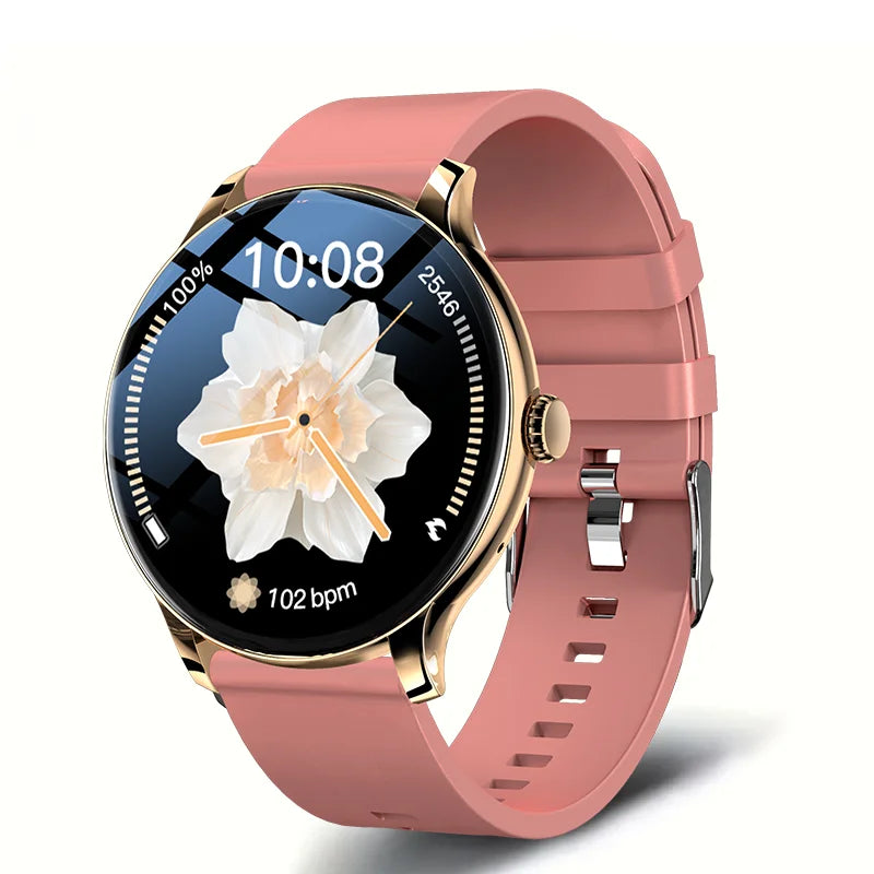 LXASFIT 2025 New Smart Watch Heart Rate Sleep Health Monitor Bluetooth Talk Ladies Sport Smart Watch for Android IOS