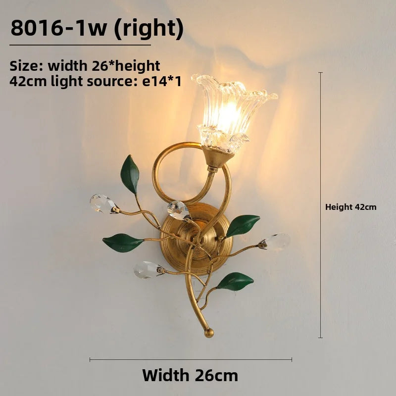 Bedroom Bedside Wall Lamp Nordic Minimalist Luxury Creative - Living Room TV Background Wall Lamp Staircase Retro Art Wall Lamp