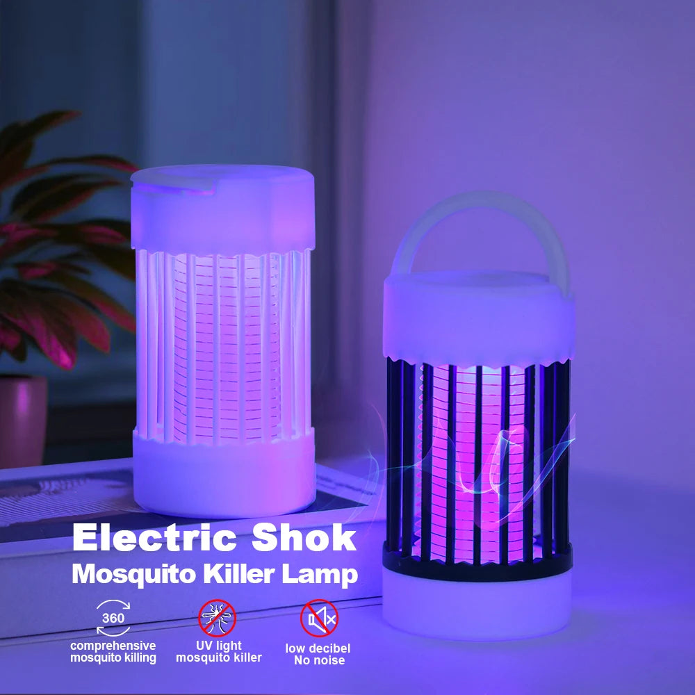 Electric Mosquito Killer Lamp UV Light Bug Zapper Trap USB 5V Summer Fly Swatter Insect Killer Light ﻿Camping