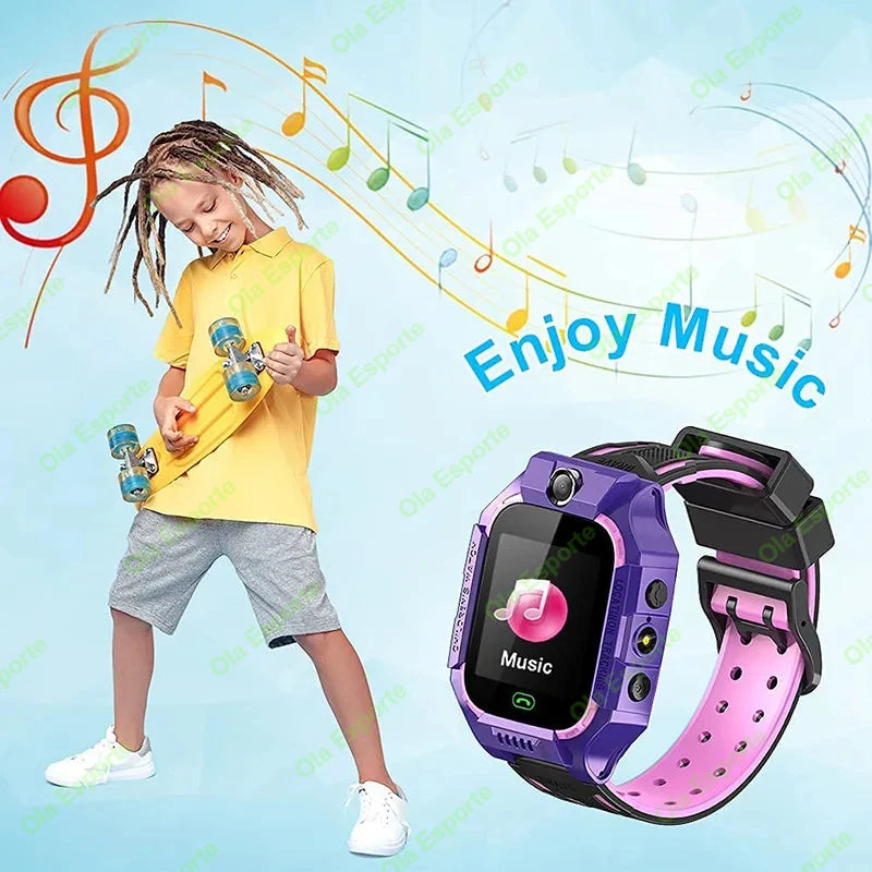 New Kids Smartwatch GPS Location Tracker SOS 2G Sim Call Child Smart Watch Camera IP67 Waterproof Watch Gift For IOS Android New