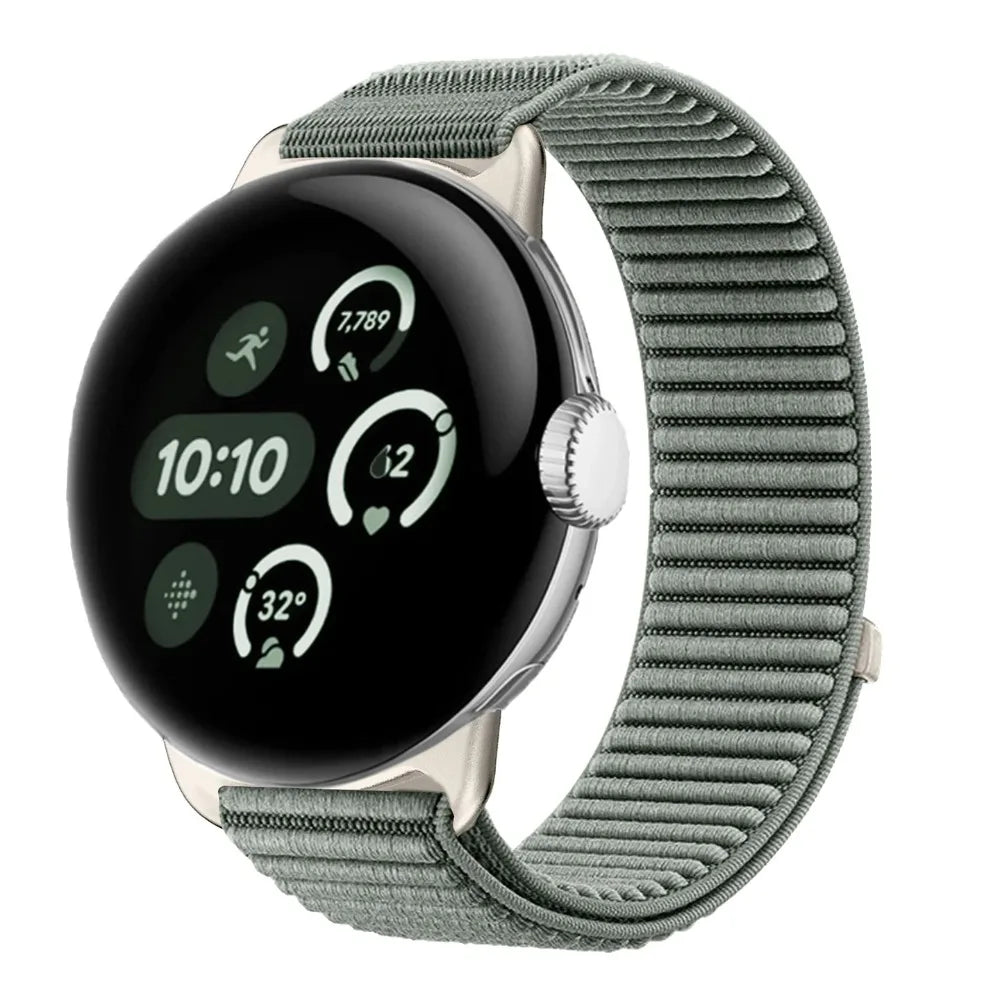 Original Nylon Strap for Google Pixel Watch 4 3 45mm 41mm Weave Wristband Correa for Pixel Watch 4 3 2 1 Breathable Accessories