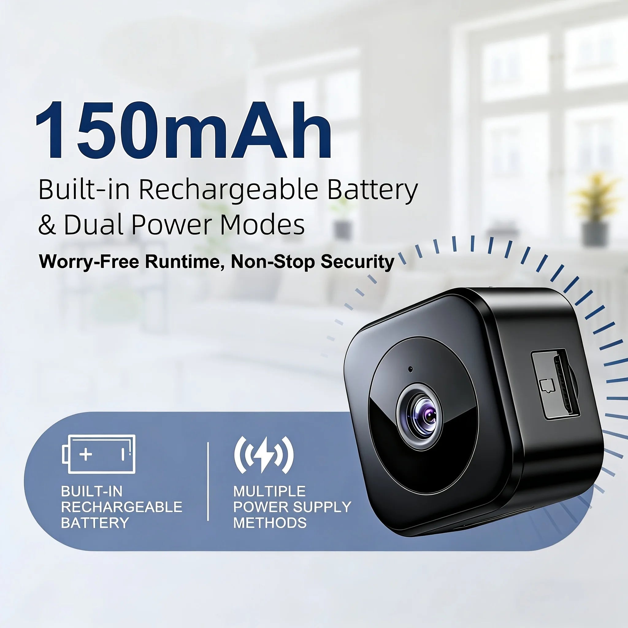 Mini HD Wifi Smart Monitor Surveillance Camera Video Voice DV Recorder Indoor Covert Wireless Security Camera Small Nanny Cam