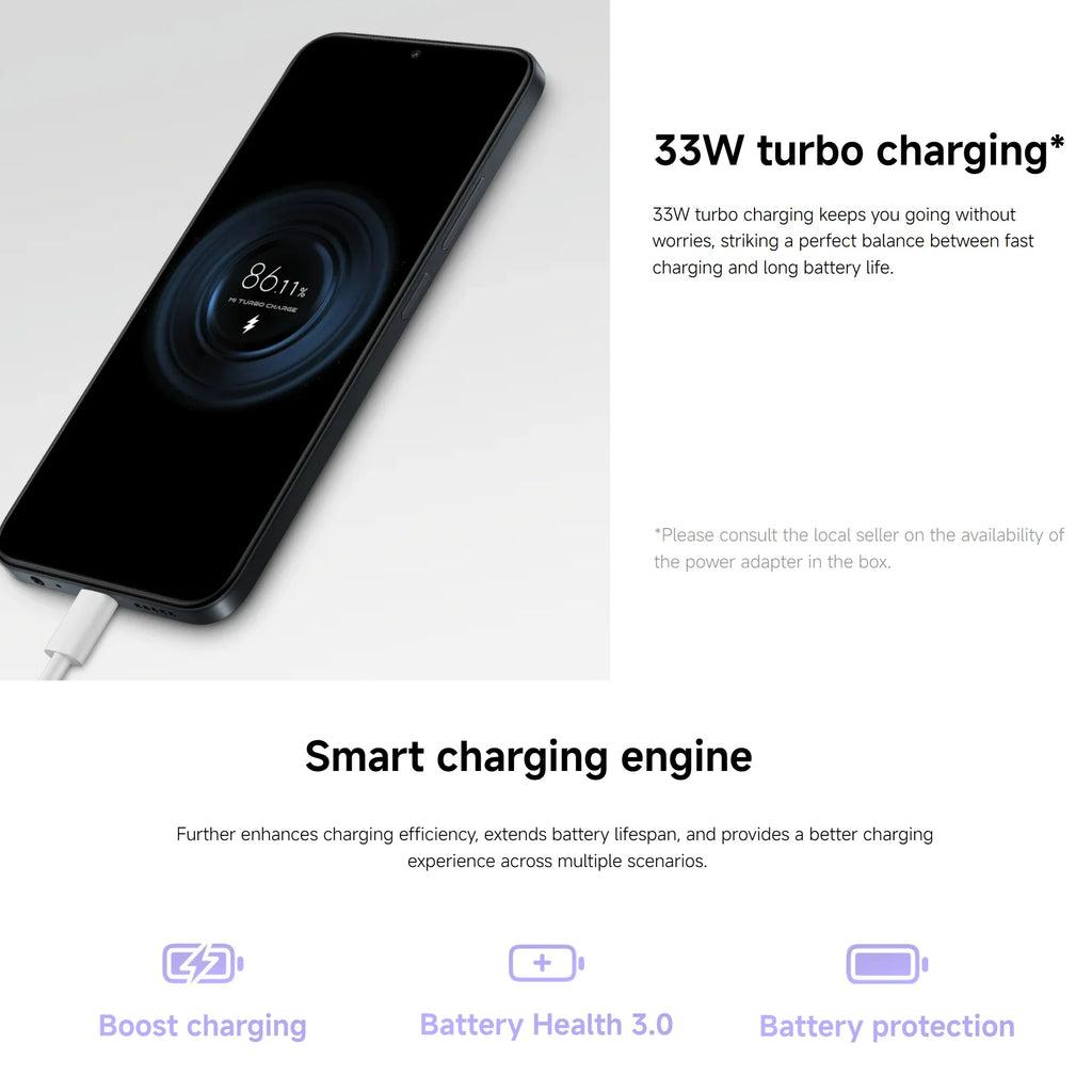 Xiaomi Redmi 15C 5G 4+128GB Global Version 6nm MediaTek Dimensity 6300 processor 120Hz 6.9“ Dot Drop Display 50MP 6000mAh 33W