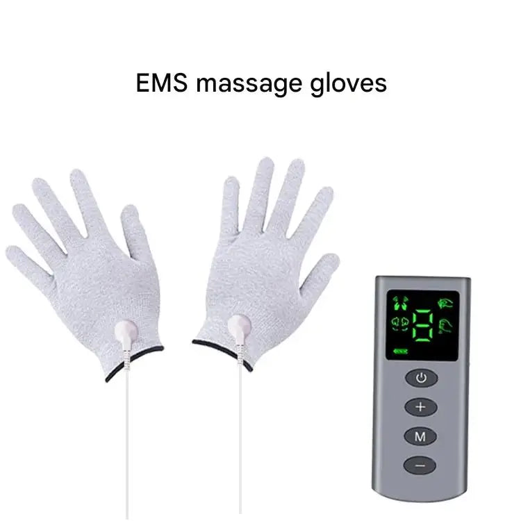 Hot Sale TENS/EMS Massage Gloves 4 Mode Palm Muscle Stimulator Portable Beauty Physiotherapy Handheld Pain Relief Massager Glove