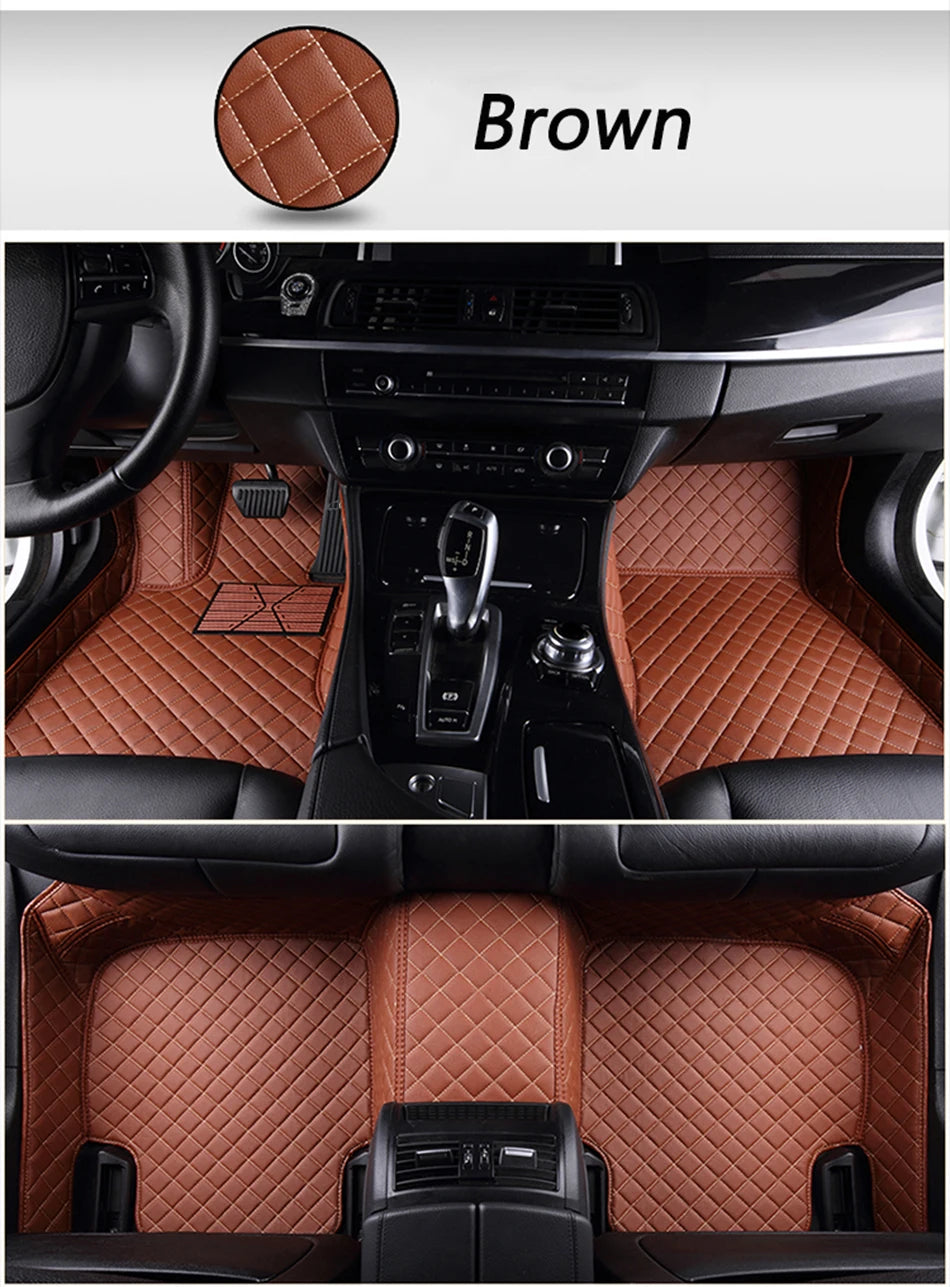YOGOOGE Custom Car Floor Mats For Fiat Freemont Auto Carpets Foot Coche Accessorie