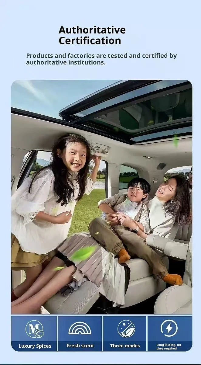 Smart Robot Car Air Vent Perfume Clip Auto On/Off with Car Start New Spring Summer Style Long Lasting Fragrance Odor Eliminator